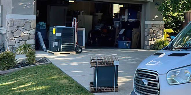 garage furnace installation